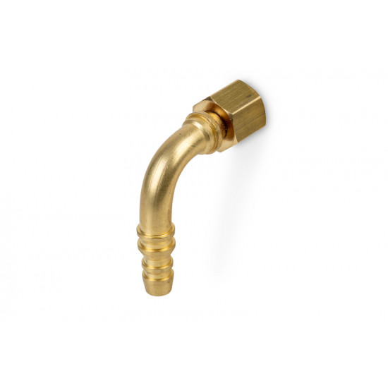 90° nozzle complete with nut