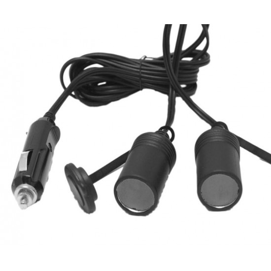 Twin coupling 12 V / 24 V - 1.4 m