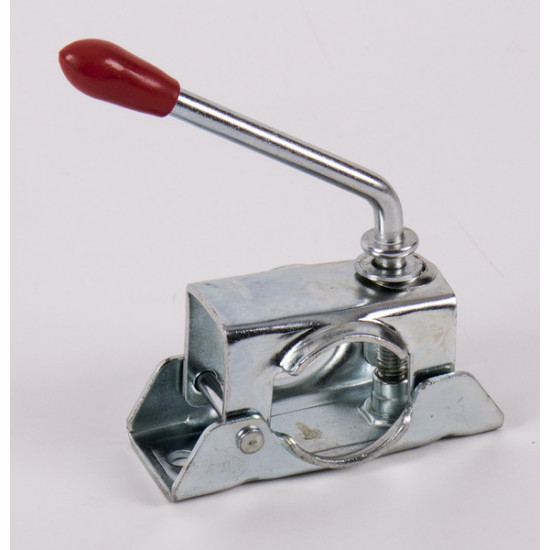 Clamping bracket D 48 mm cast iron, galvanised.