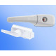 without cylinder + key Fiat white