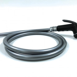 Lever shower with hose - Black