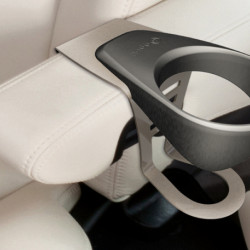 CUP-IN Cupholder for VW T5/T6 + Mercedes V-Class, Color: Titanium matt