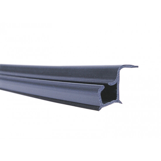 Universal combination rain gutter 290 cm with integrated keder rail