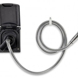 Service hatches with shower - Black