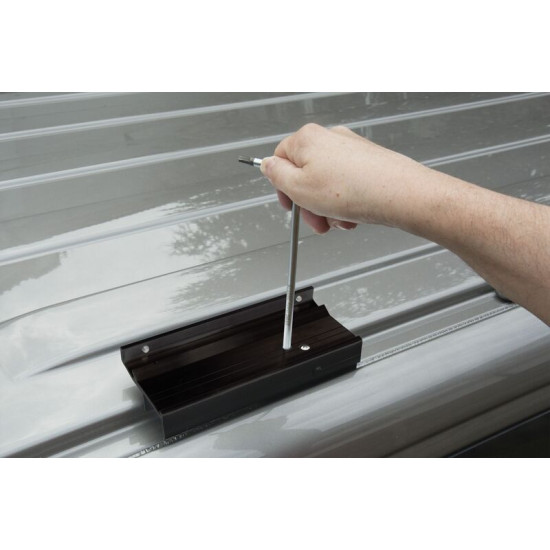 W 2700 x Abstract 2250mm Fiamma F40van awning for VW T5/T6 Cloth colour: Royal Grey, Housing colour: Deep Black
