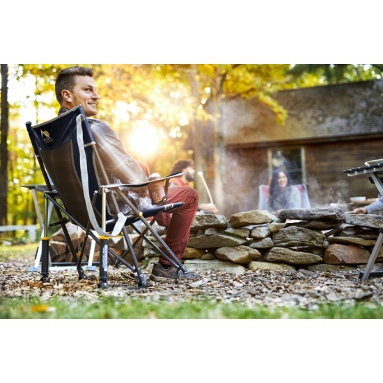 Comfort Pro Rocker camping chair - indigo blue