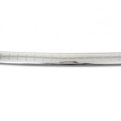 Carbest loading sill protector for Mercedes Sprinter from 2018 onwards, made of brushed stainless steel
