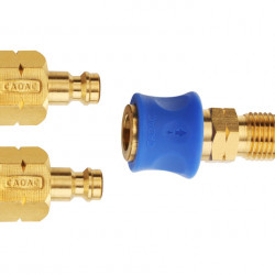 Clutch fitting. Gas hose