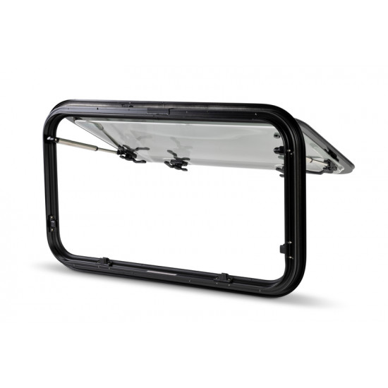 Acrylic glass safety glass casement window RW Fusion
