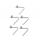 5x7mm locking spring for tent poles, 5 pieces