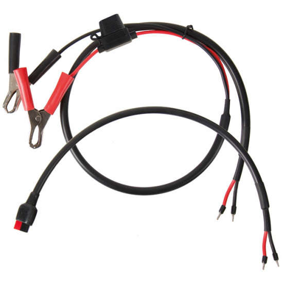 Cable set with battery clamps