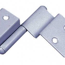 Special hinge, right, medium grey, loose