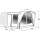 Newburg 160 AIR Bus Awning - Inflatable freestanding awning