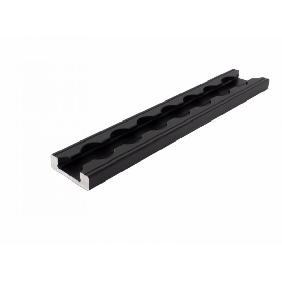 Lashing rail, narrow, extra high - Black
