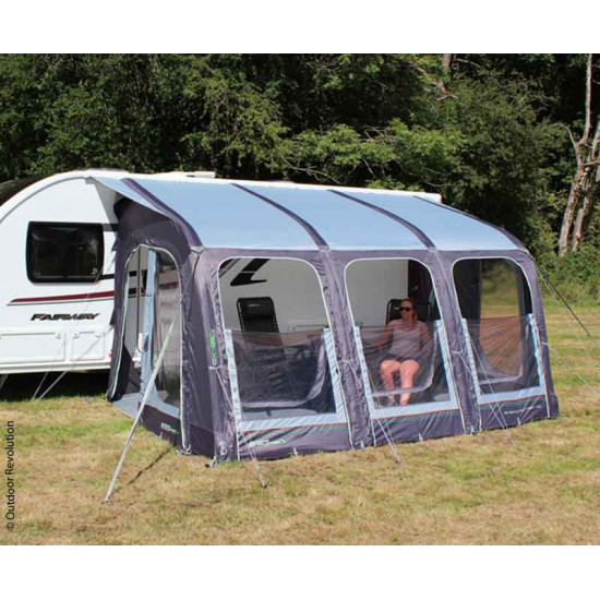 Inflatable caravan partial awning E-Sport Air 400