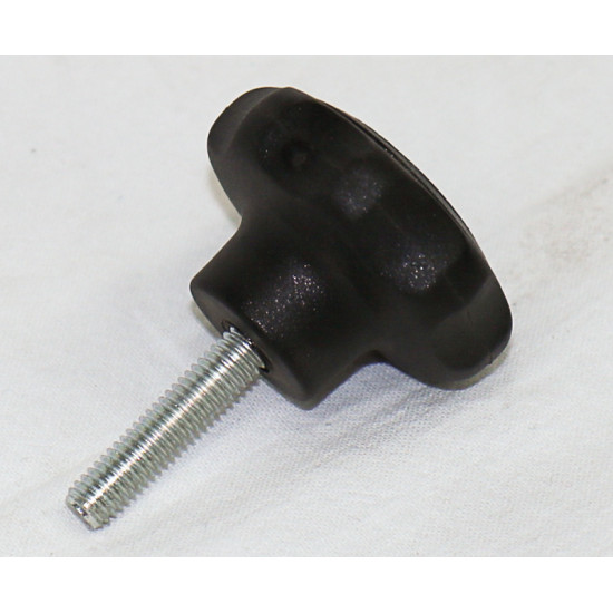 Star knob M6 x 30 - Black