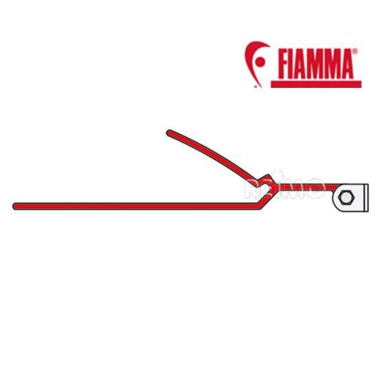 FIAMMA Adapter for F45i/F45iL/ZIP special mounting, B-Adapter, Width: 80 mm