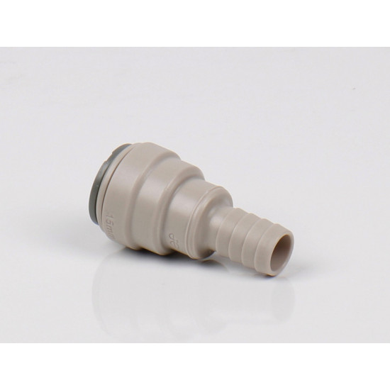 Connector with hose barb - From 15 mm to 1/2"