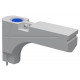 Fresh water tank 95 l - For Fiat Ducato from 2006 onwards and similar models - With drain spout