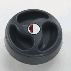 3-handle tank cap black without cylinder + key