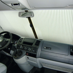 Front window blind IV for VW T5 up to model year 2009 - Grey