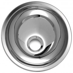 Washbasin, round, stainless steel 265