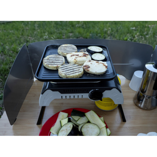 Cook'n'Fold ribbed grill plate
