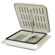 Crank-operated roof vent 40 x 40 cm with mosquito net