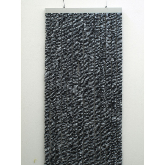 Fleece curtain 56x205 grey/white/black for motorhomes and caravans