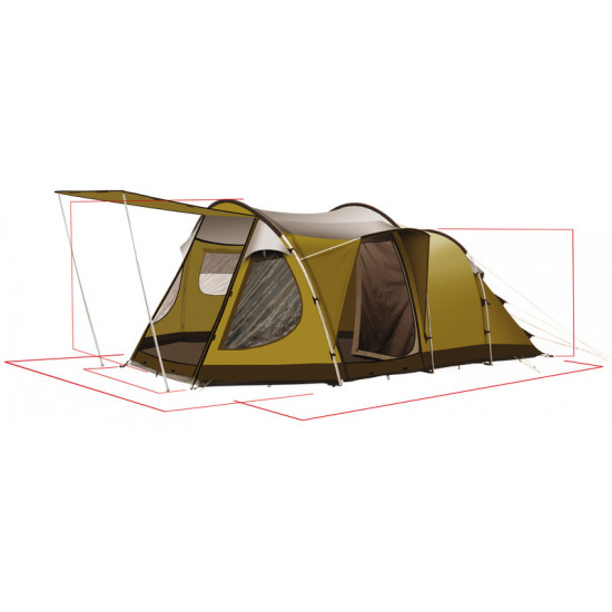 Exclusive 4-person camping tent Dakota Z5 Deluxe
