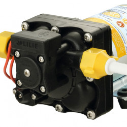 LILIE Soft Series Pump White-Yellow with Bypass Control - 1.4 bar and 7.5 l/min