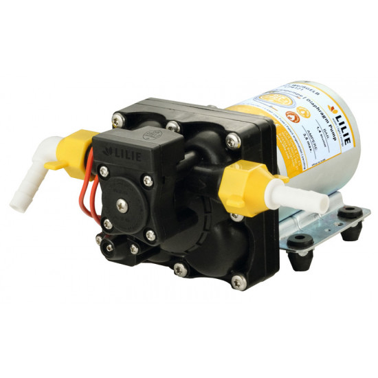 LILIE Soft Series Pump White-Yellow with Bypass Control - 1.4 bar and 7.5 l/min