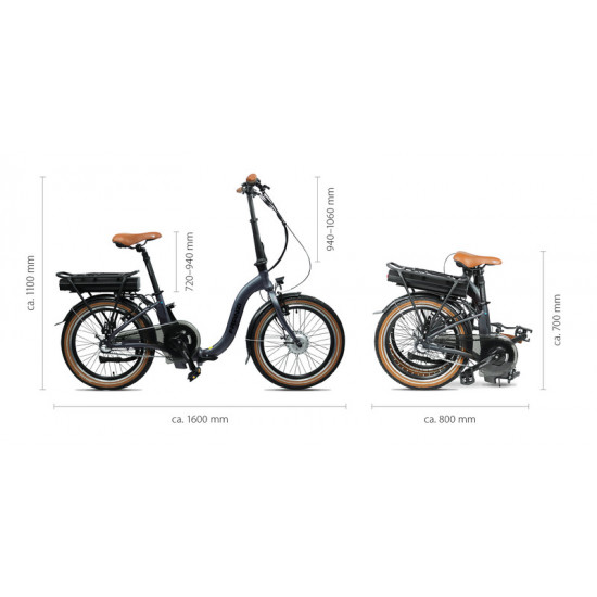 Blaupunkt foldable e-bike "FRANZI"