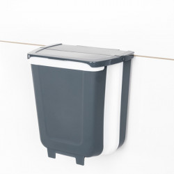 Foldable bin with lid for hanging - 8 l