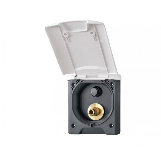 Gas socket magnetic - Light grey