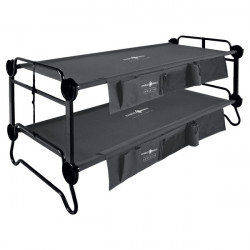 XL bunk bed with side pockets - Anthracite