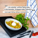Porcelain Magnetic Food Bowl - White