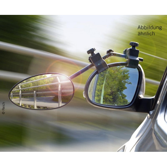 Speed Fix XXL Clip-on Mirror with Convex Glass - Set of 2
