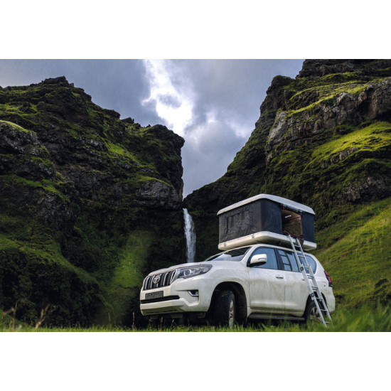 Hard shell parallel lift roof tent TOPCAMP DOUBLE-UP small 210x130x150cm