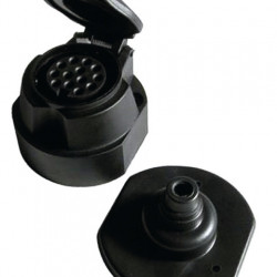 Carbest 13-pin trailer socket with cut-off contact for rear fog light