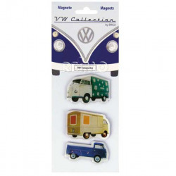 VW Collection T1 Bulli Bus Magnet 3-Piece Set - Commercial Vehicles