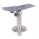 Aluminum table column with gas pressure damper