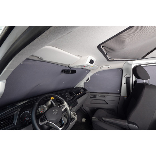 Thermal blackout mats - driver's cab, 3-piece set - various vehicle models