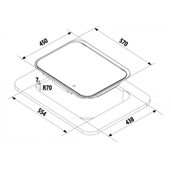 3-burner gas stove