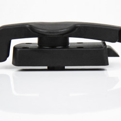 Inner lock: black polyamide GF; ball: stainless steel for outer handle