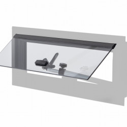 Replacement sash for aluminum casement window 34432 (460x160mm)