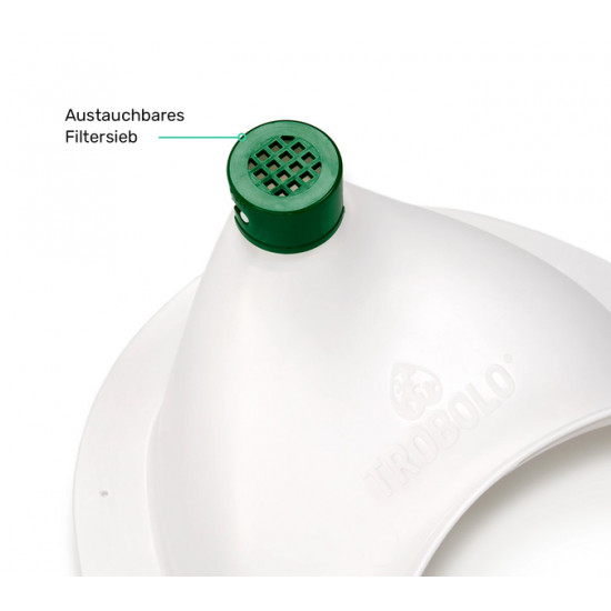 Compostable toilet insert - White