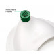 Compostable toilet insert - White