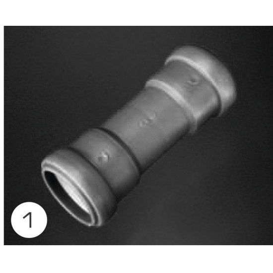 Coupling sleeve for 28 mm pipes