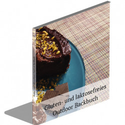 Gluten- and lactose-free outdoor baking book, 18 x 20 cm